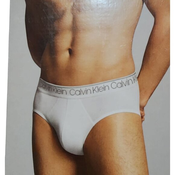 Calvin Klein Men's Hip-Brief Cotton Stretch 3-Pack Sz XL NP24200-020 - Picture 4 of 8